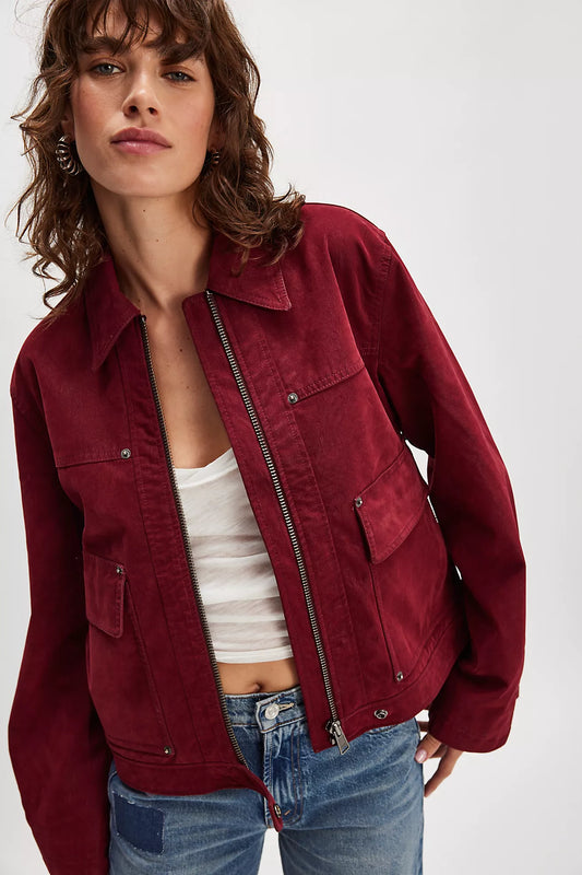Blair Vegan Suede Jacket