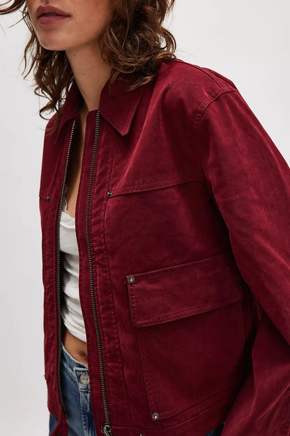 Blair Vegan Suede Jacket
