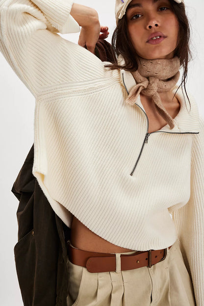 Essential Triangle Scarf in Taupe