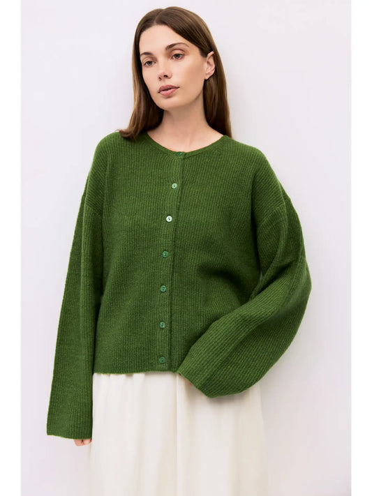 The Anabel Cardigan - Green