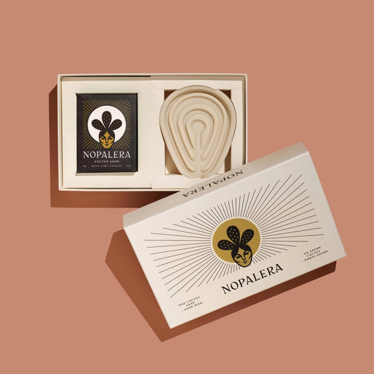 Nopalera Soap & Dish Gift Set