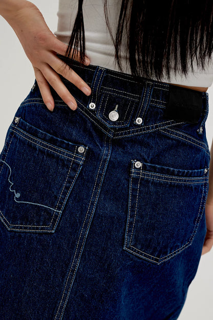 Suzy Denim Midi Skirt