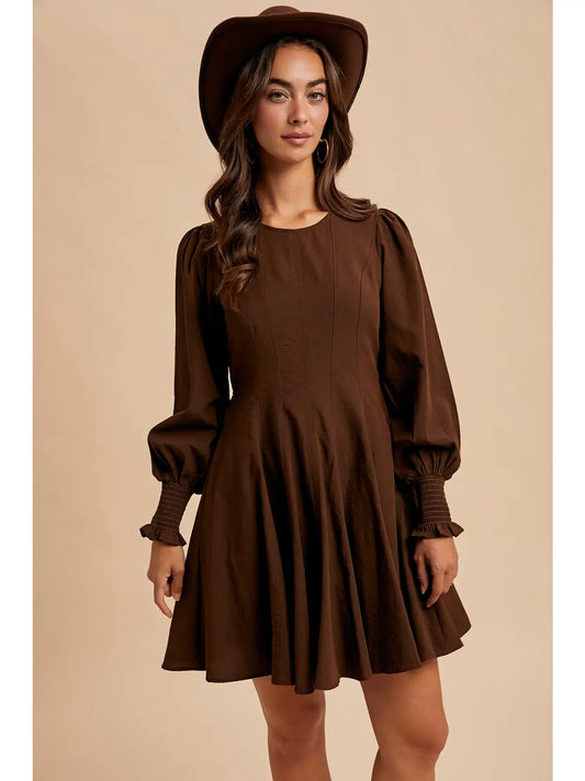 Fit and Flare Mini Dress