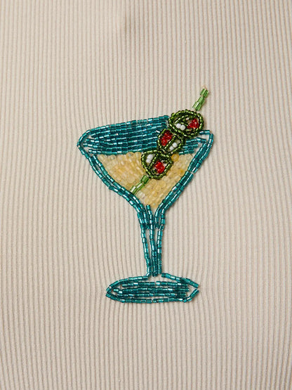 Beaded Martini Top