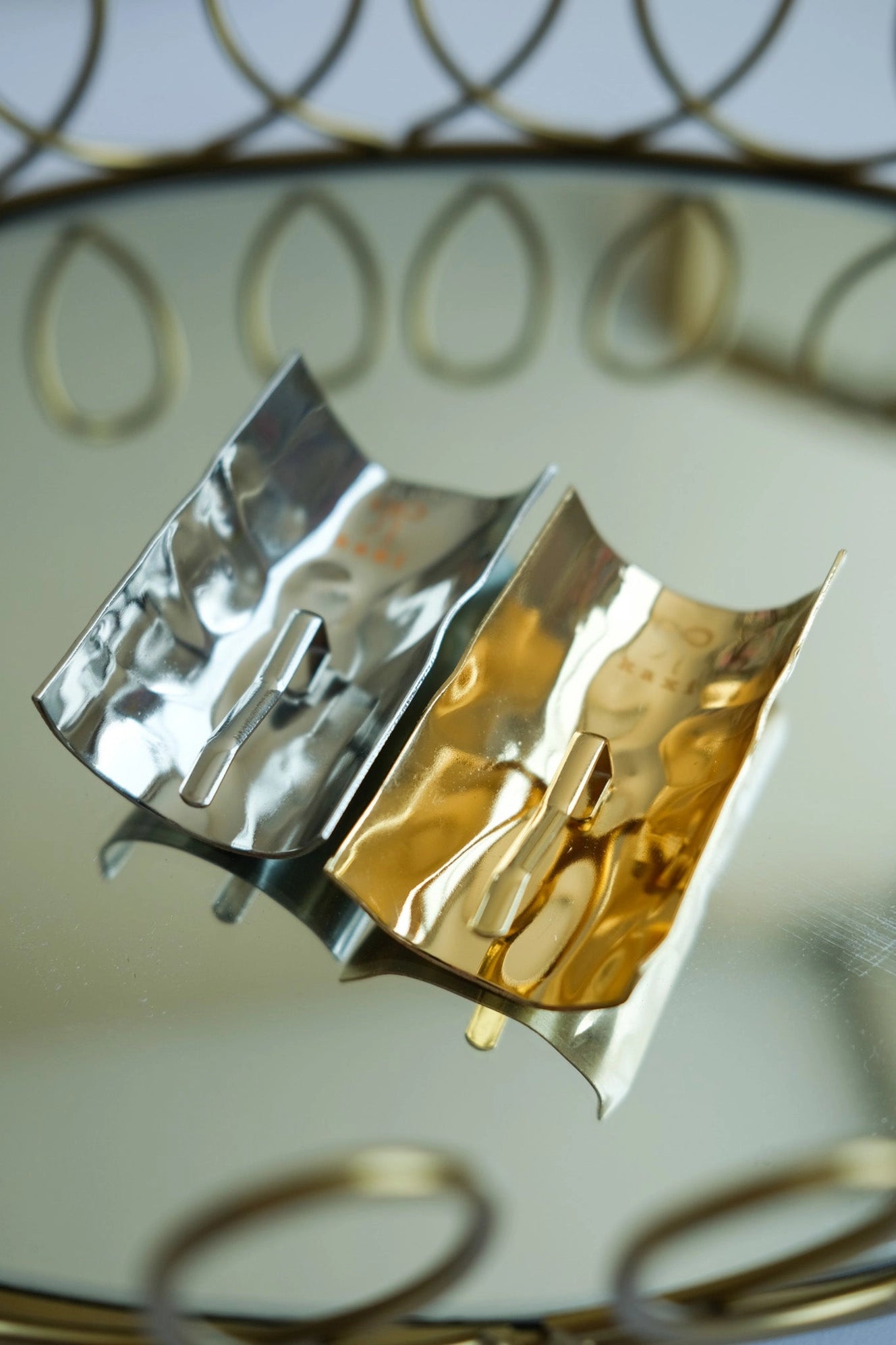 Oversized Ponytail Cuff (Gold + Silver)