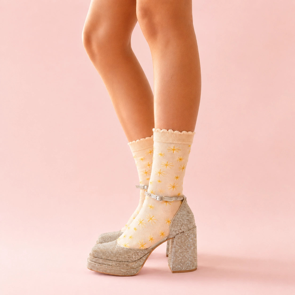 Star Crew Socks