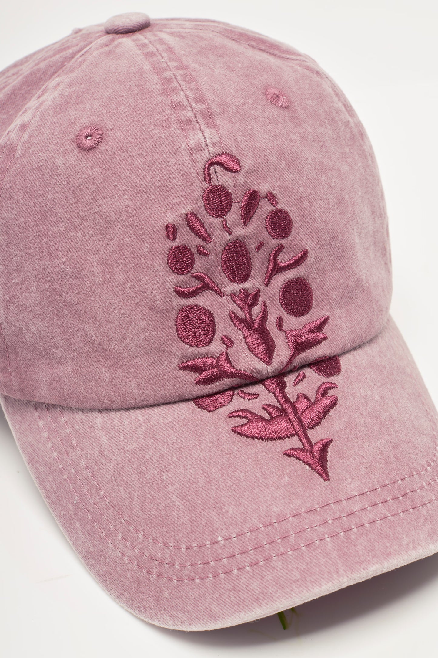 Big Buti Baseball Cap in Deep Mulberry