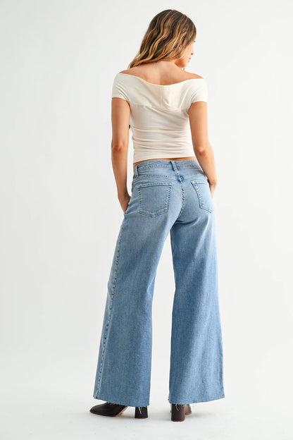 Super Wide Leg Stretch Jean