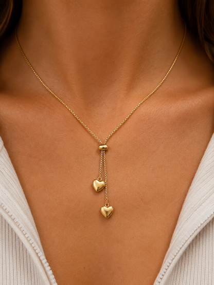 Double Heart Lariat