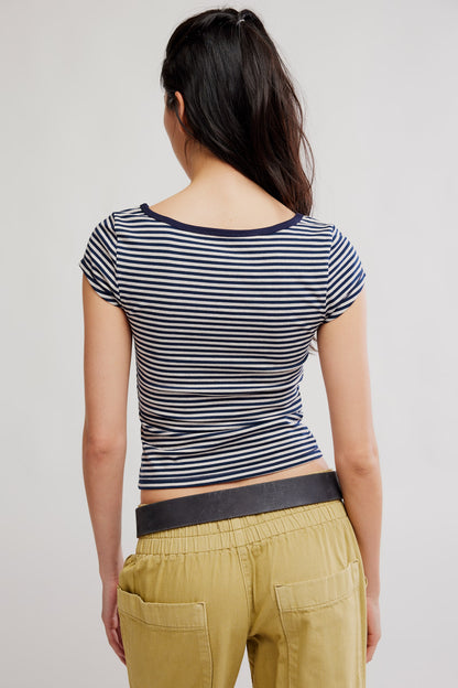 Morning Pages Striped Henley