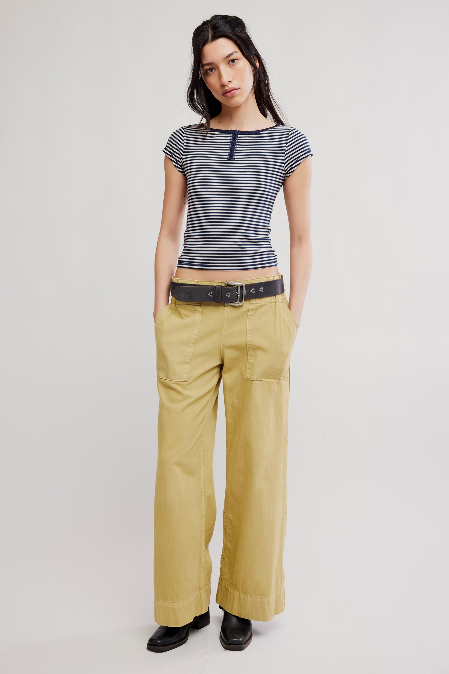 Morning Pages Striped Henley