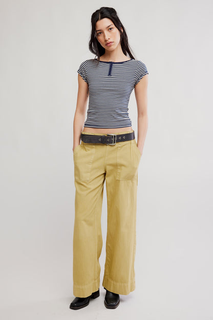 Morning Pages Striped Henley