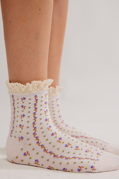 Ruffle Sock Pack in Tainted Love