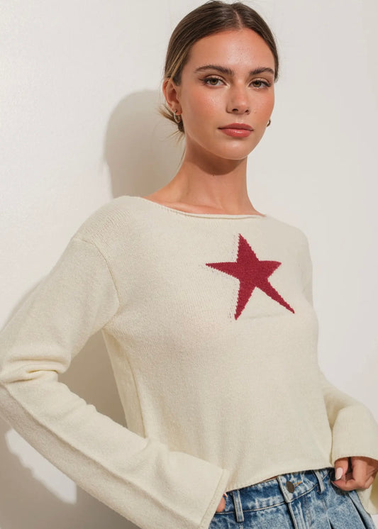 Aria Star Knit Top