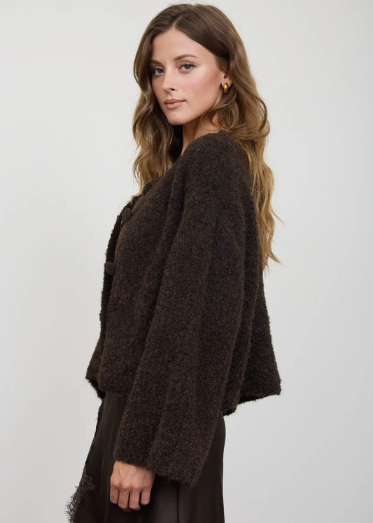Fuzzy Knit Cardigan