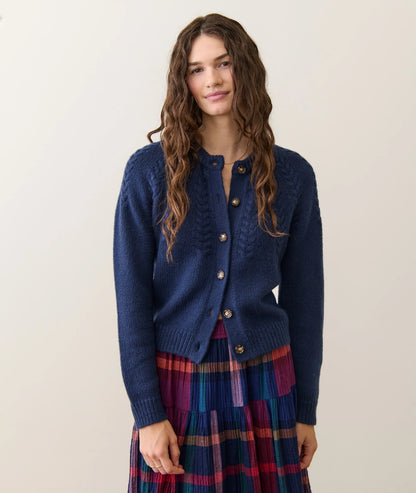 Everly Cable Knit Cardigan