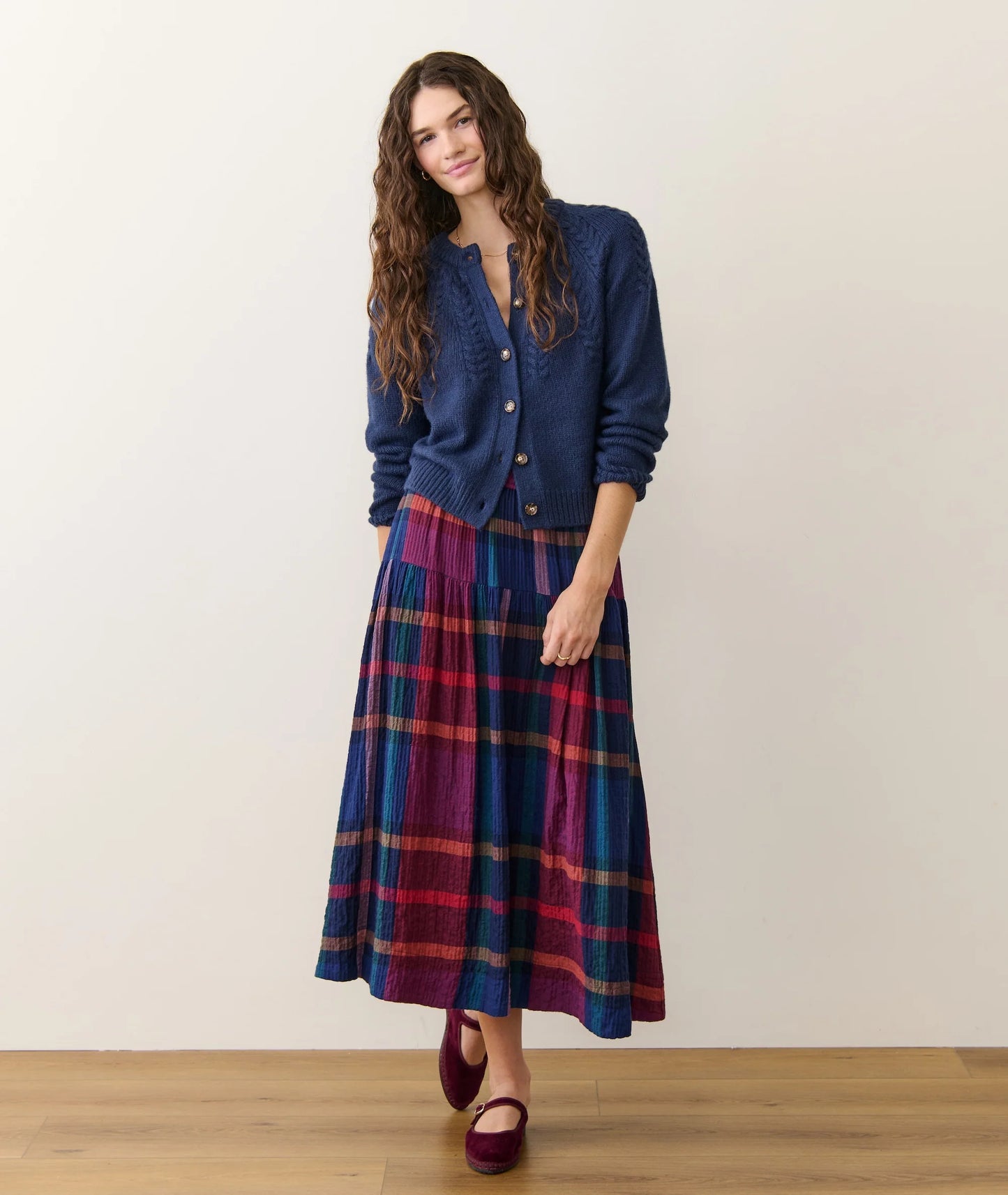 Everly Cable Knit Cardigan