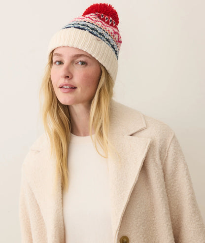 Fair Isle Pom Beanie
