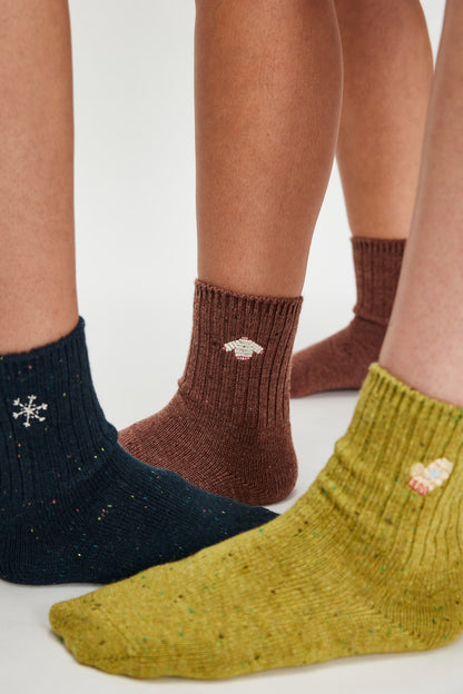 Holiday Heritage Sock Pack in Blue