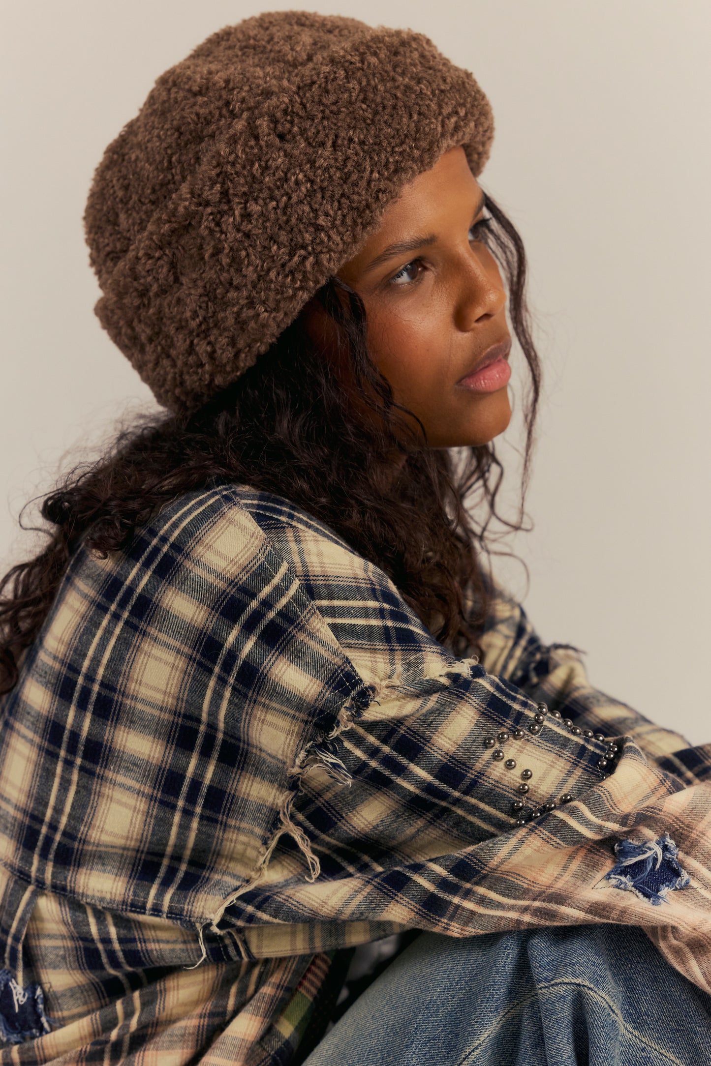 Oh So Cozy Fisherman Hat in Chocolate