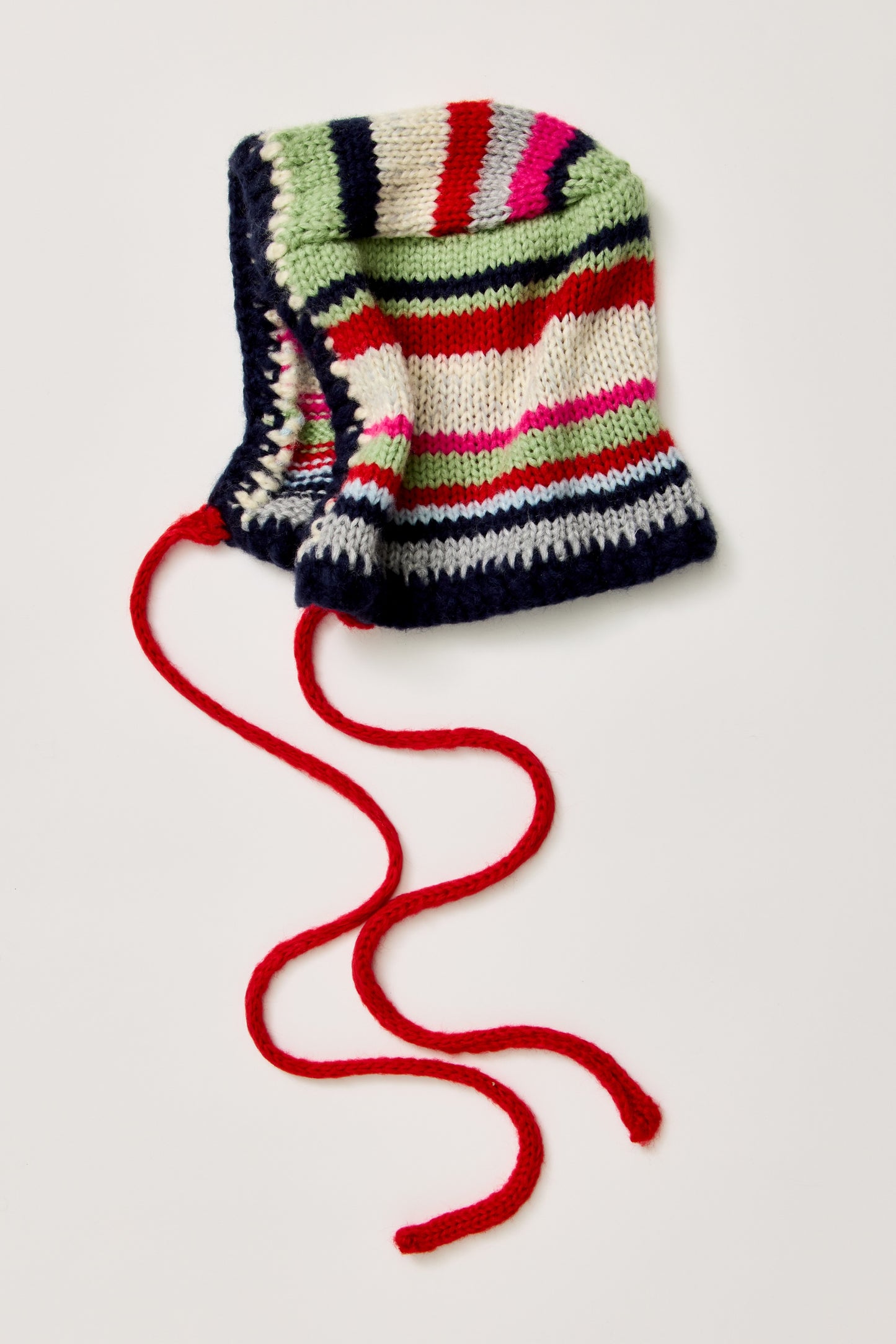 Evie Multi Stripe Bonnet in Navy Combo