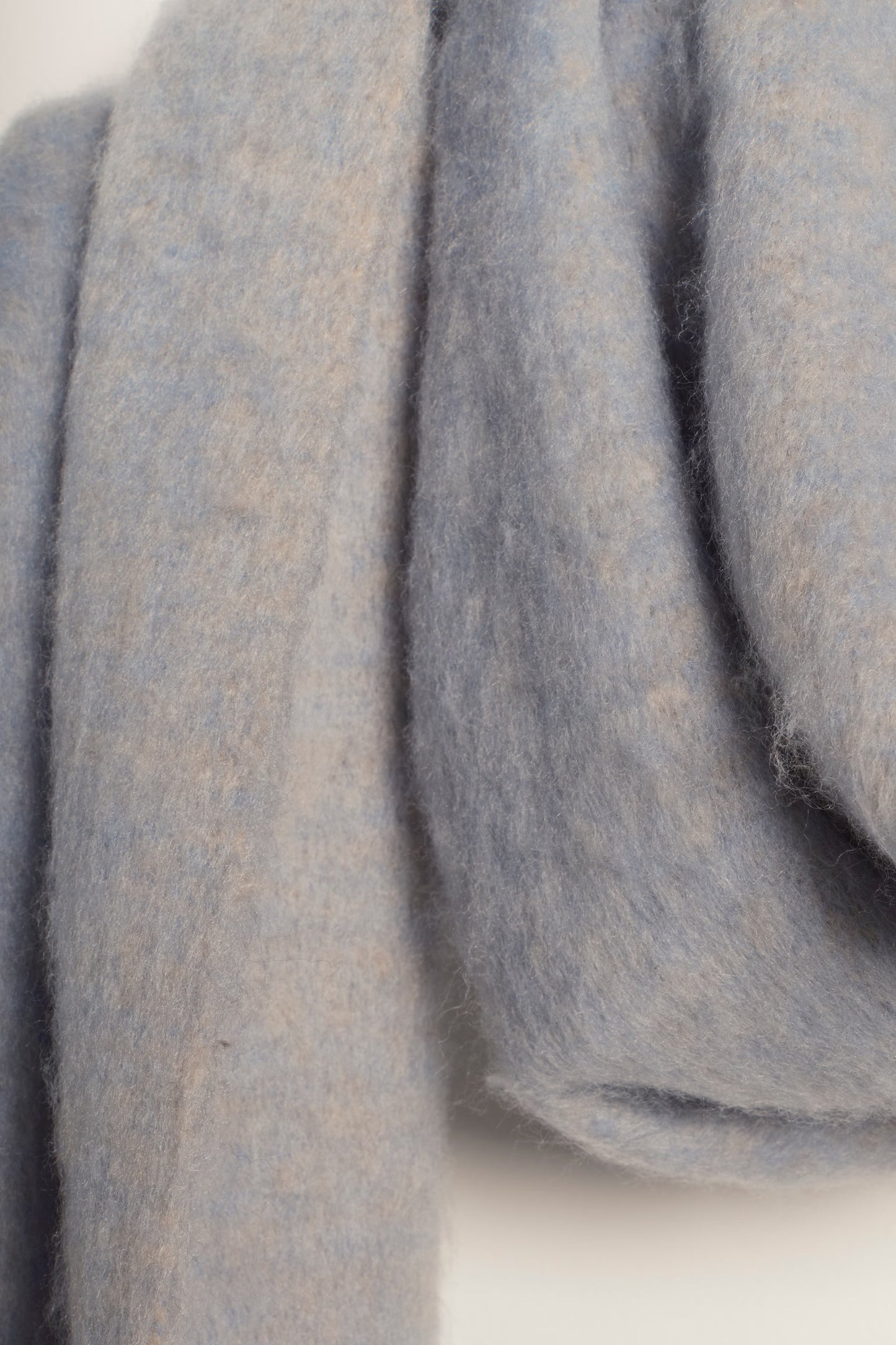Winter Chill Blanket Scarf in Blue