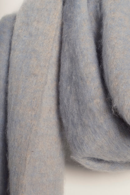 Winter Chill Blanket Scarf in Blue