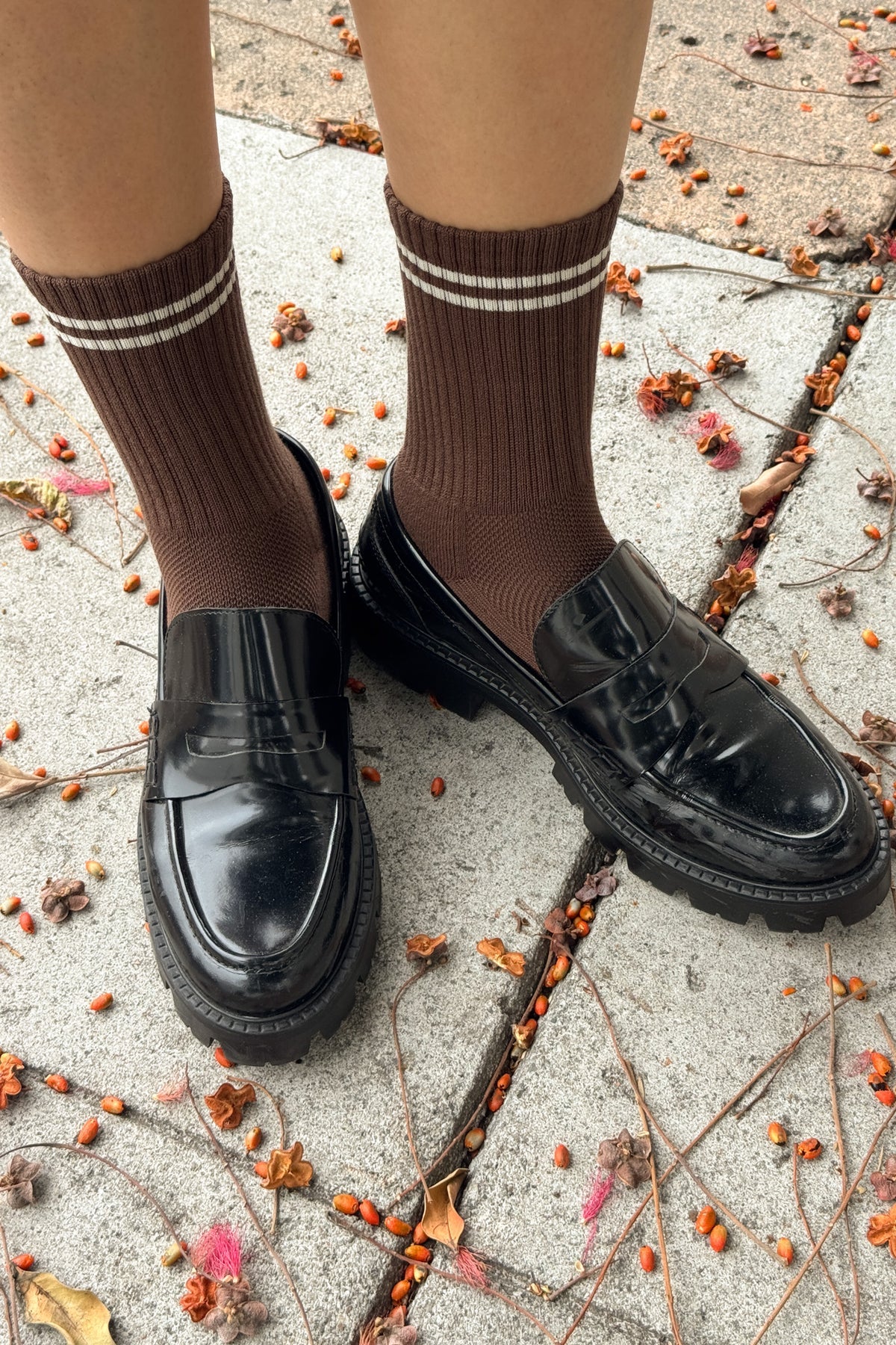 Boyfriend Sock - Wood