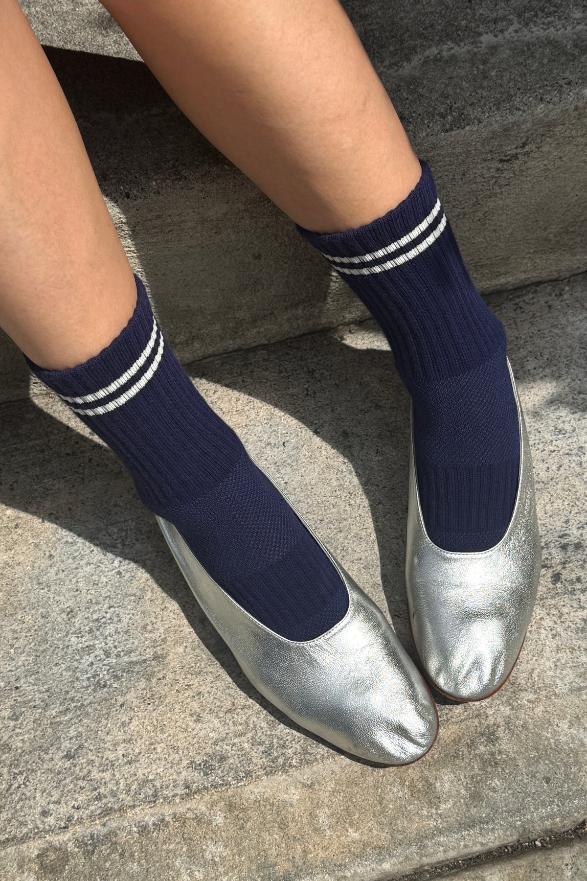 Boyfriend Sock - Navy