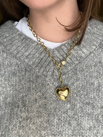 Puffy Heart Necklace