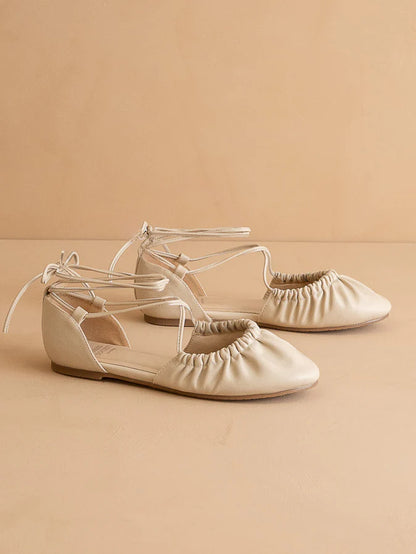 The Laney Lace Up Ballet Flat