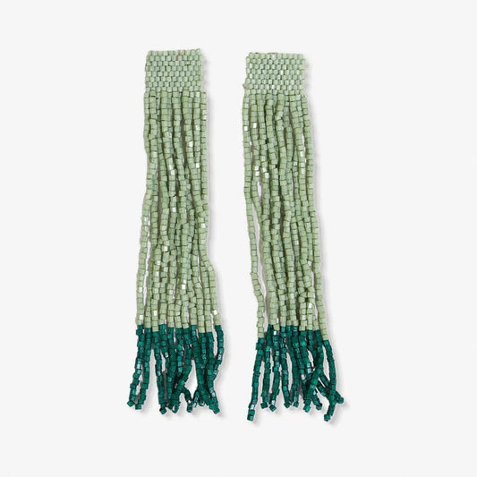 Ila Mixed Luxe Beaded Fringe Earrings
