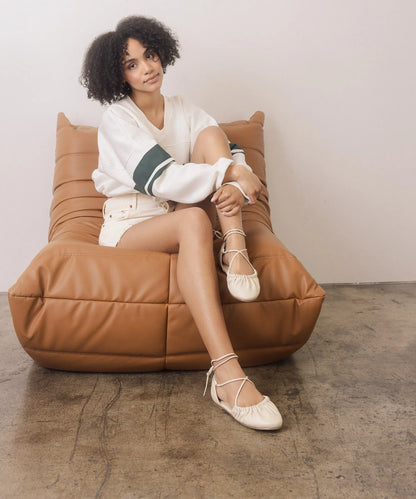 The Laney Lace Up Ballet Flat