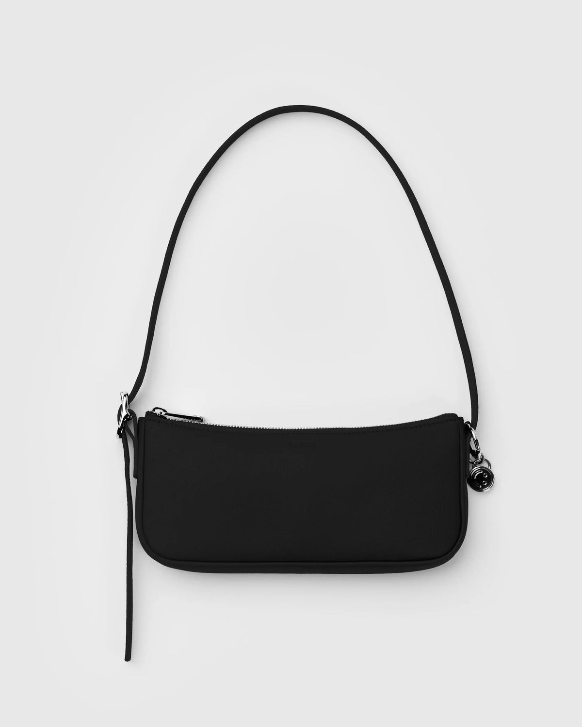 Recycled Leather Pochette - Black