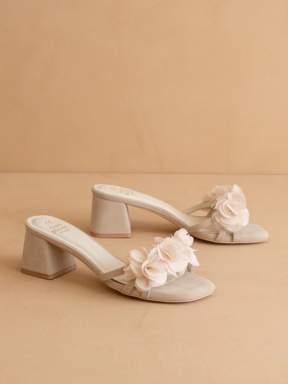 The Noor Romantic Petal Heels