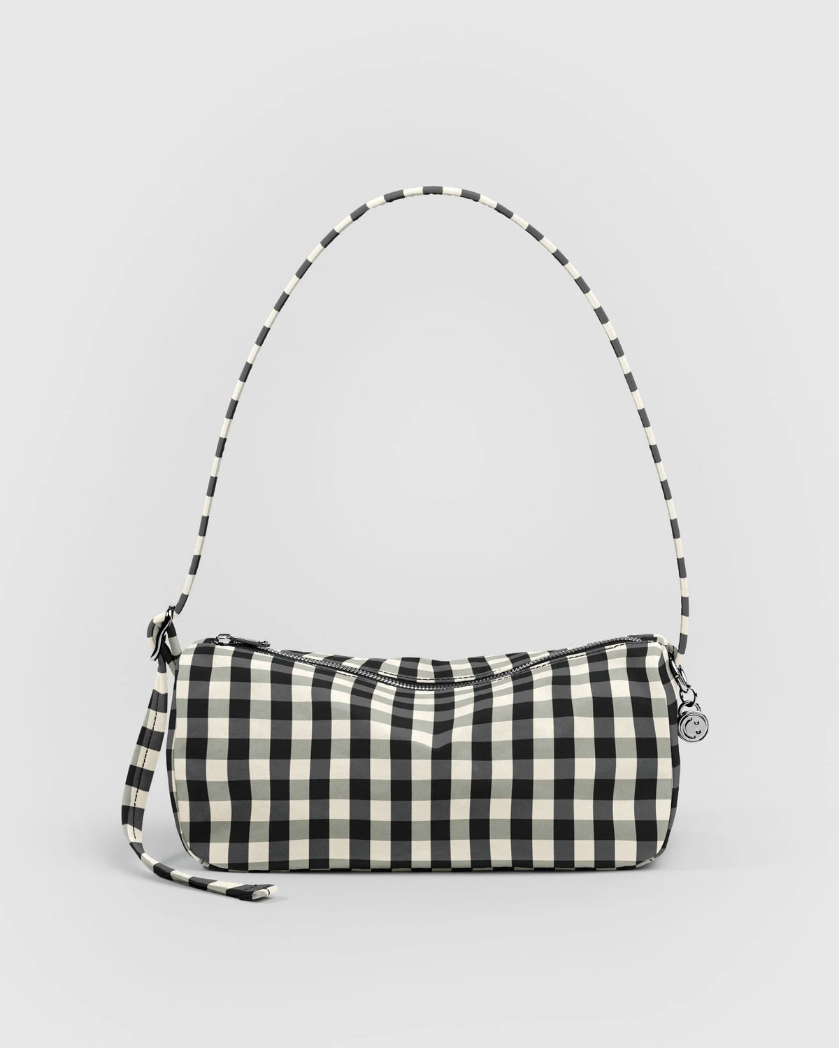 Nylon Loaf Bag - Black & Cream Gingham