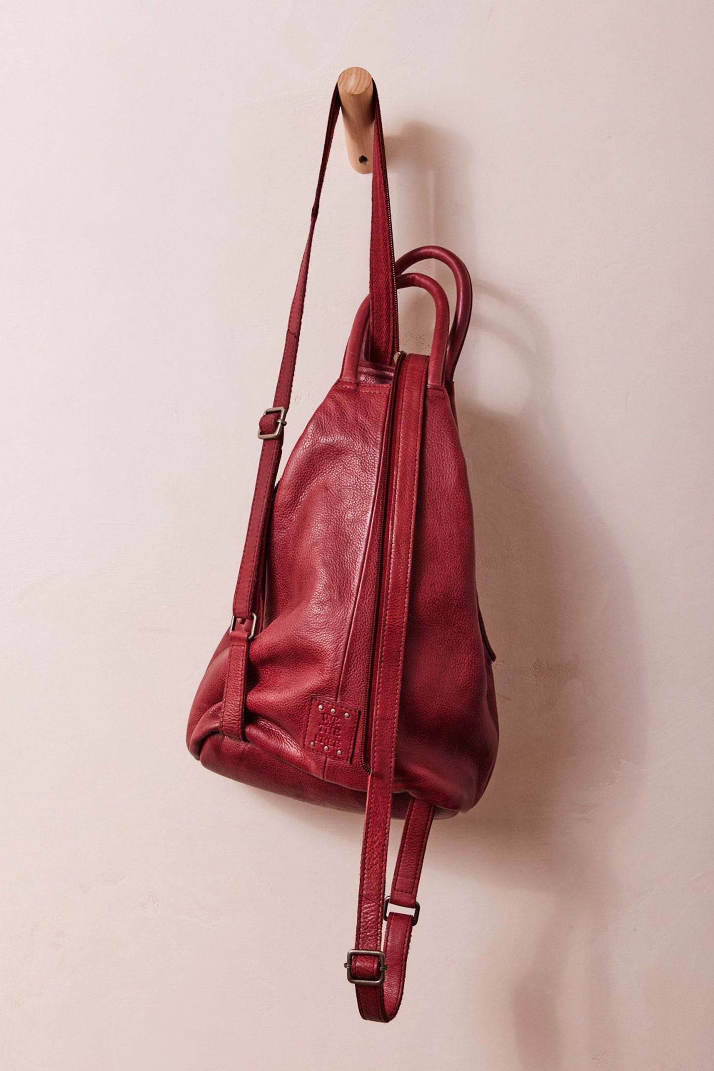 Soho Convertible Sling Bag in Crimson