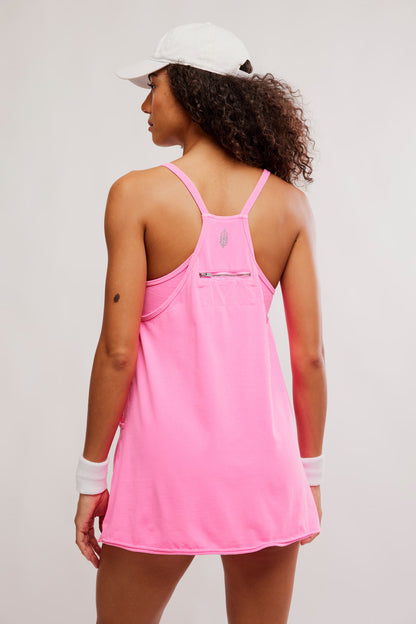 Hot Shot Mini Dress in Hot Pink