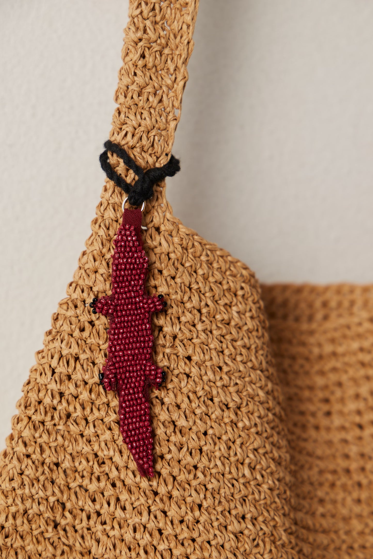 Coastal Crush Straw Tote in Natural