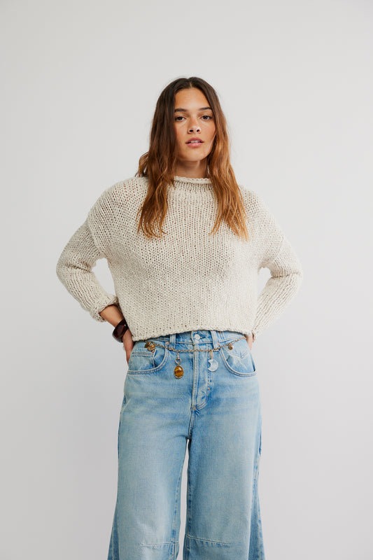 Opal Knit Sweater in Tea