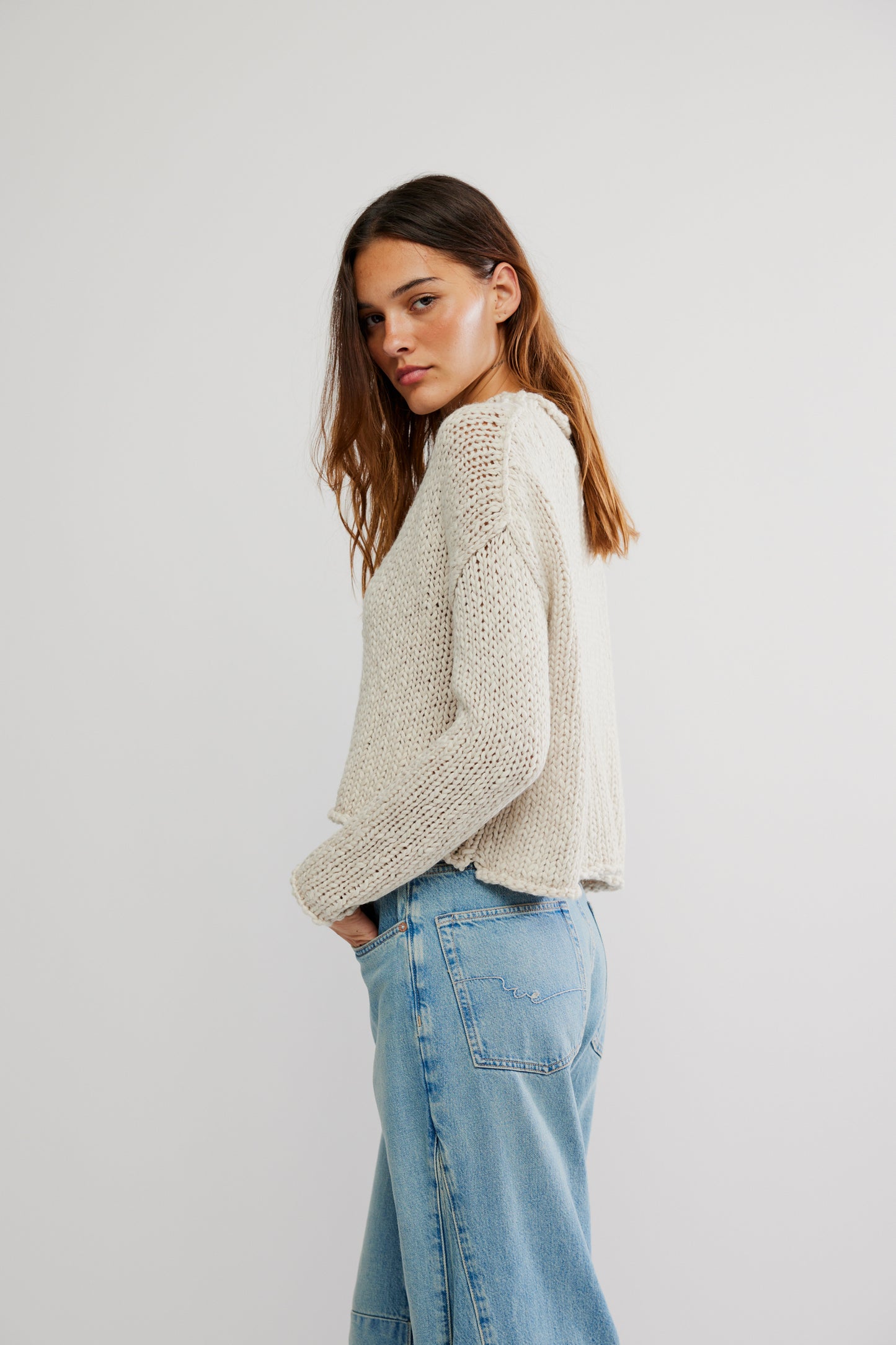 Opal Knit Sweater in Tea