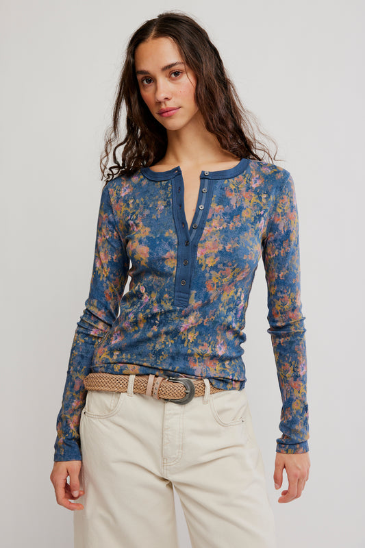Jamie Printed Henley