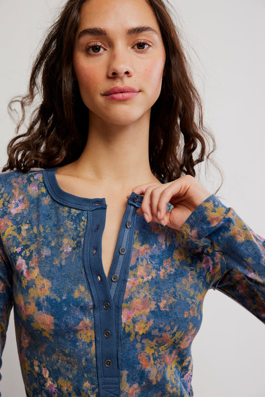Jamie Printed Henley