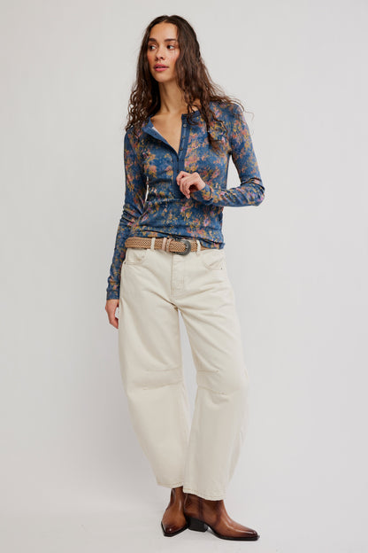 Jamie Printed Henley