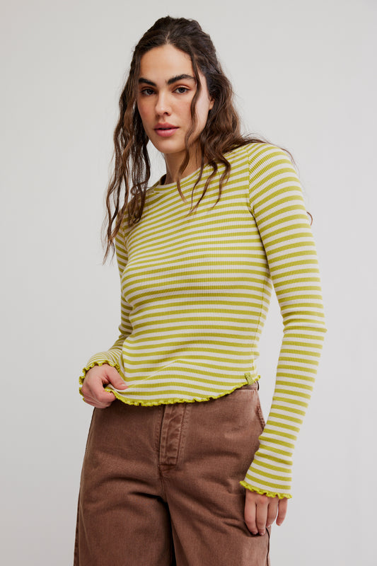 Easy Does It Striped Tee