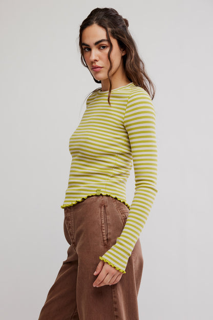 Easy Does It Striped Tee