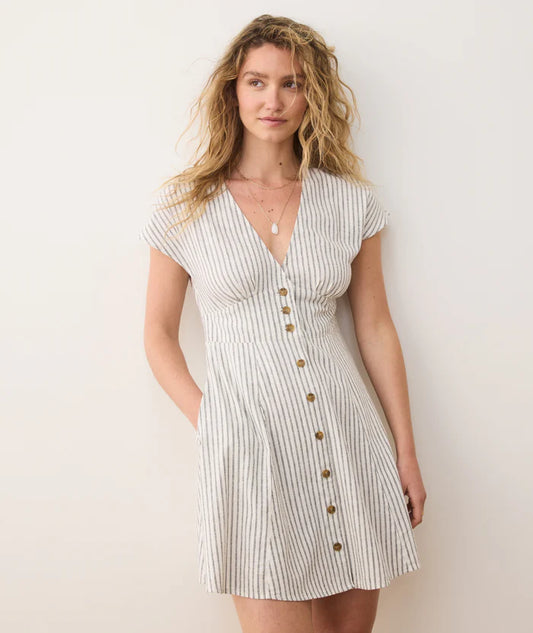 Camila Mini Dress in Stripes