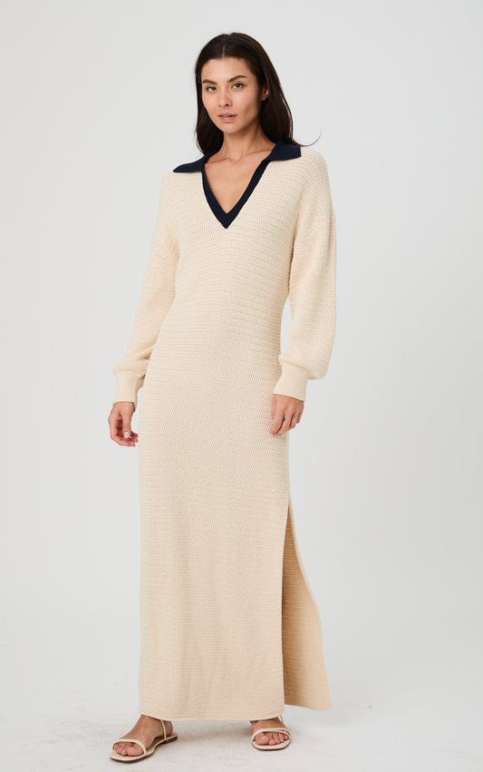 Mozart Contrast Maxi Dress