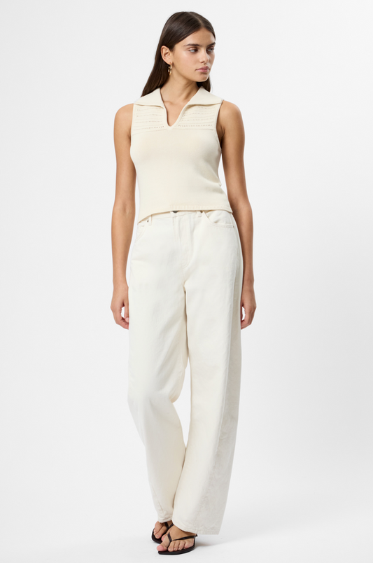 Nellis Open Stripe Halter Top