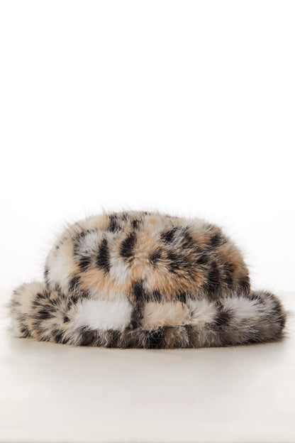 Ice Queen Bucket Hat in Leopard